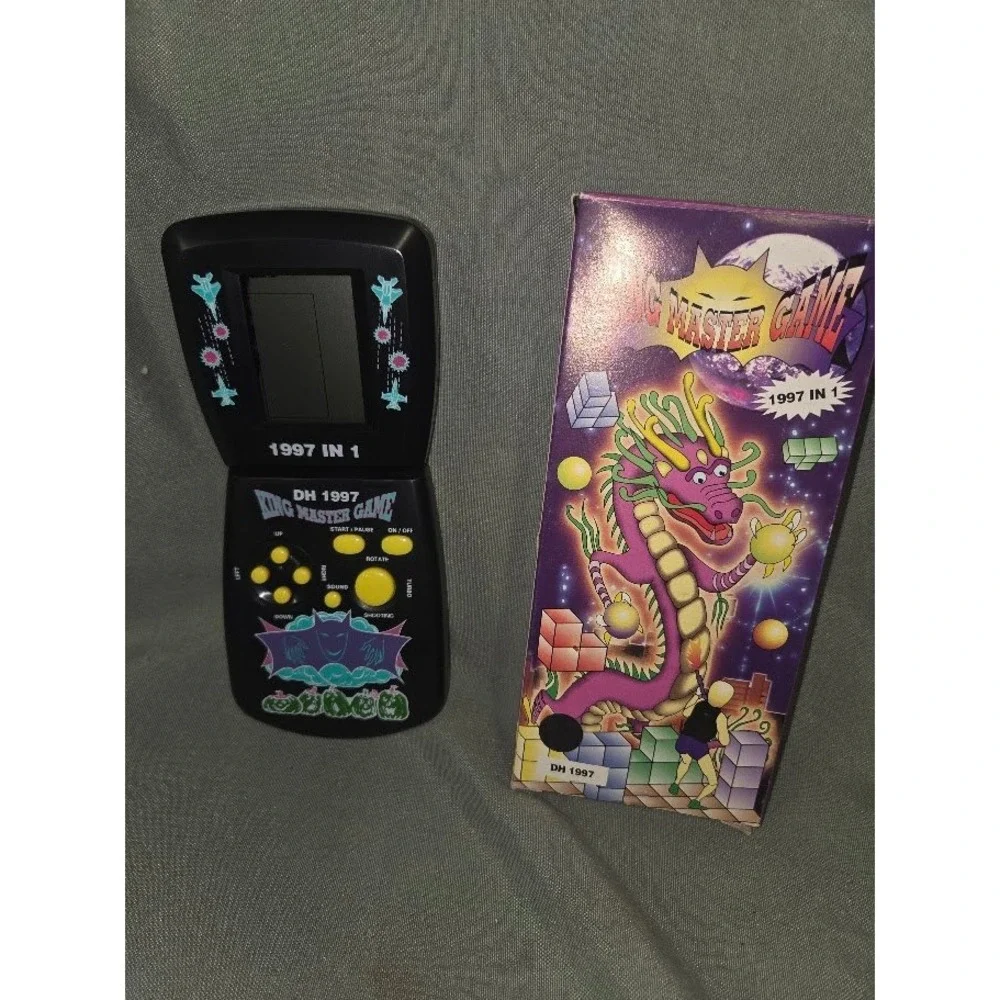 DH 1997 King Master Game 1997 in 1 Handheld LCD Brick Game Console with Box